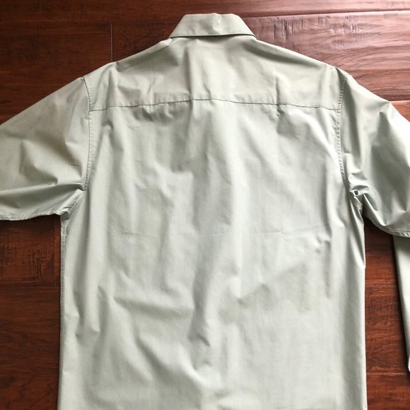 Alfani mens mint green dress shirt size Medium M - Picture 7 of 8